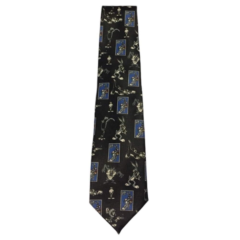 🔥LOONEY TUNES🔥STAMP COLLECTION MENS NECKTIE - Picture 2 of 3